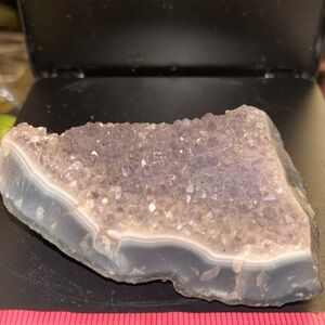 Purple Geode Crystal Slice amethyst